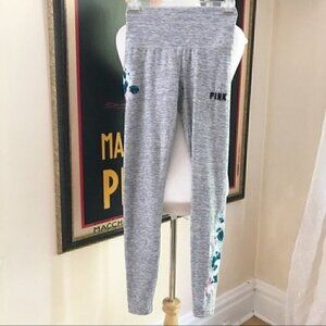 VS PINK Ultimate High Waist Embroidered Leggings